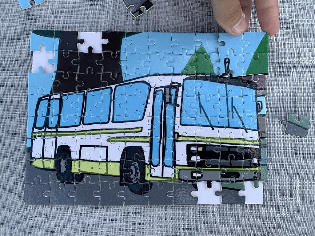 Пазлы с автобусом Berliet Crusair 2