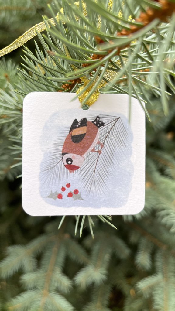 Открытка — бирка