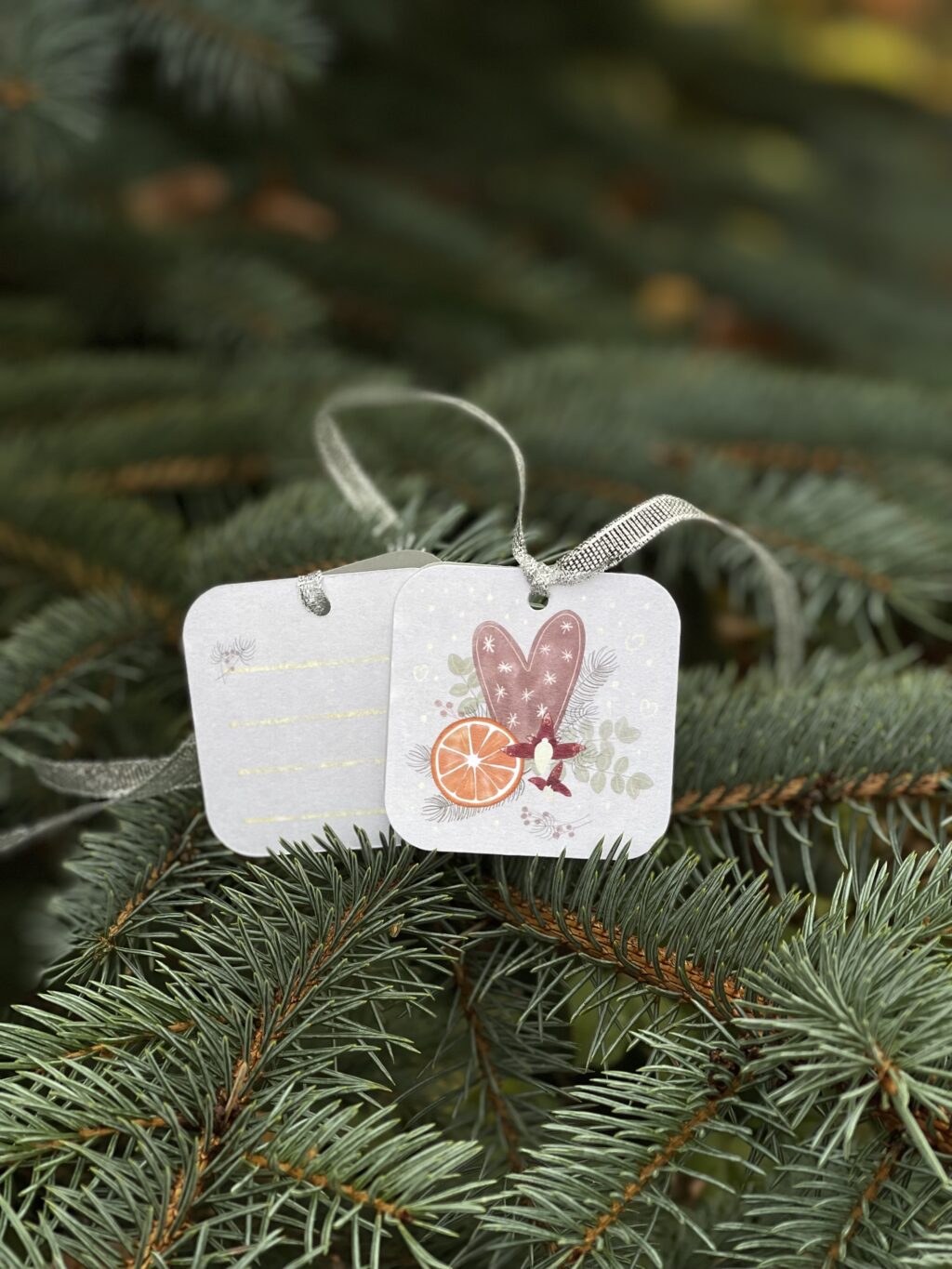 Открытка — бирка