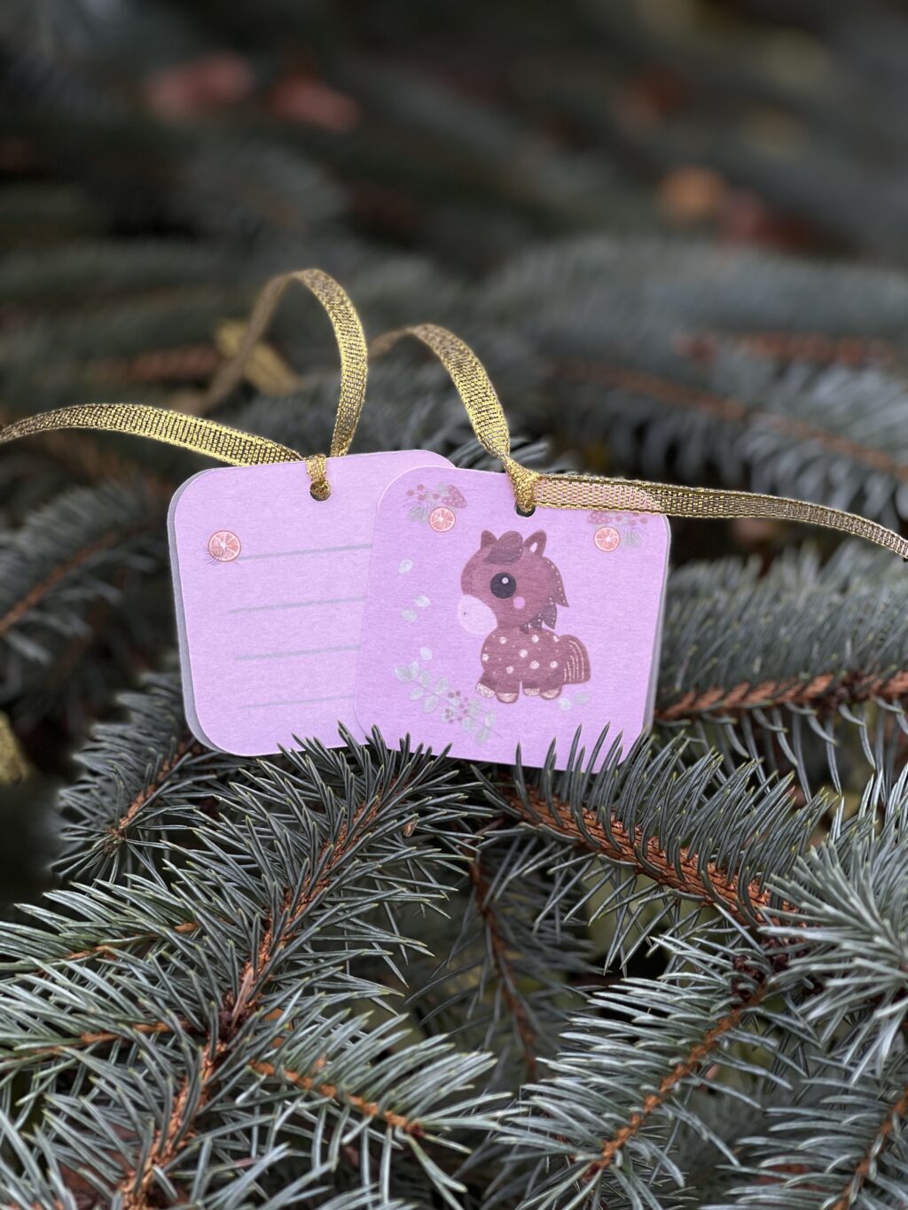 Открытка — бирка