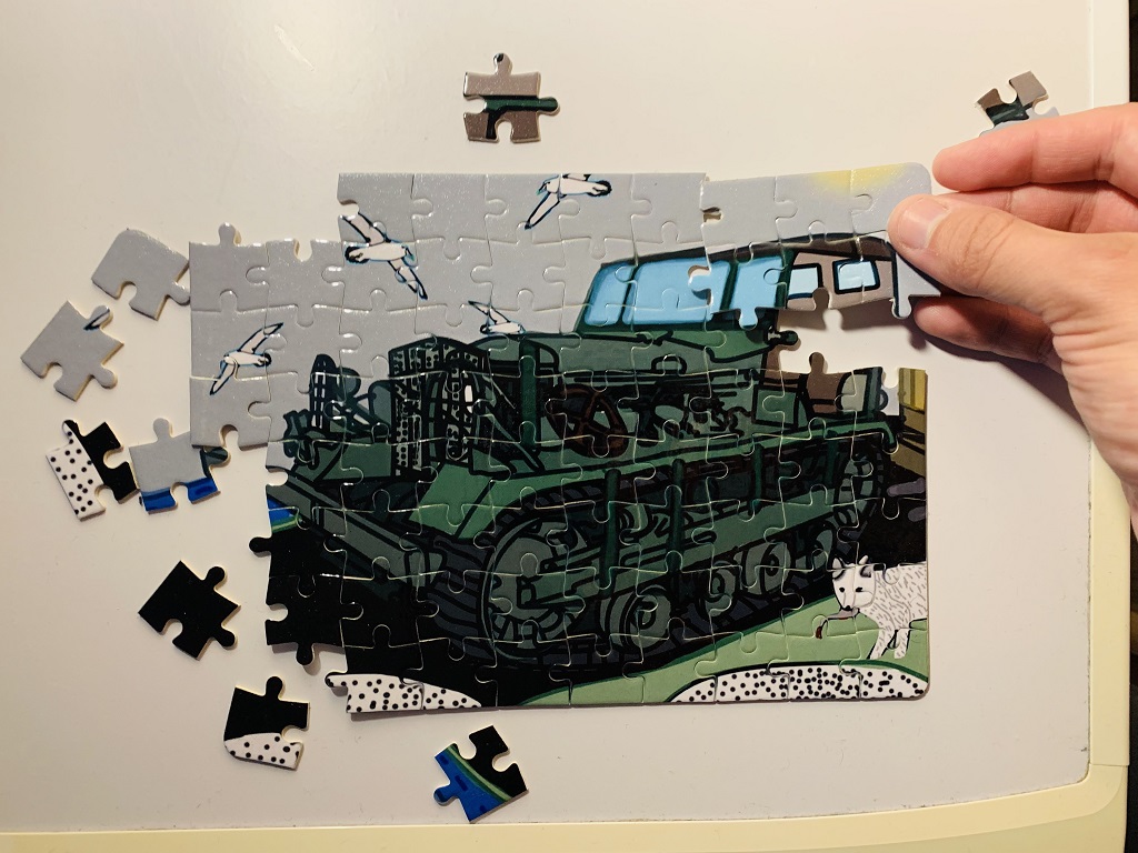 Пазлы с трактором Cletrac-M2