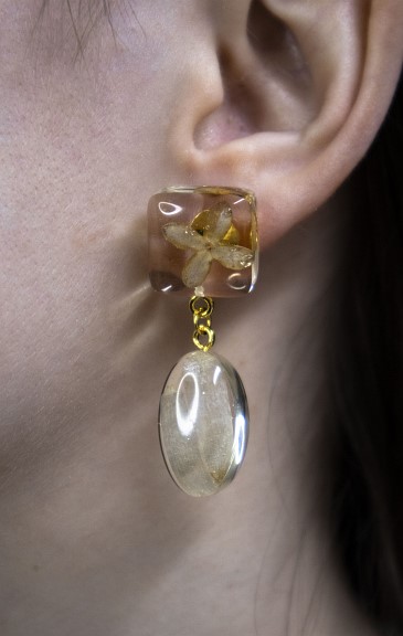 Серьги с сиренью