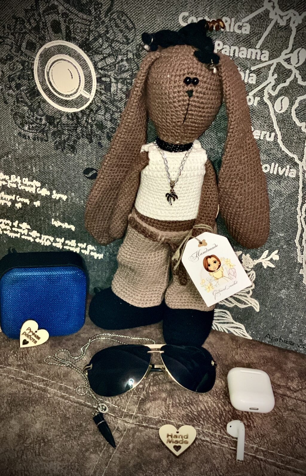 Зайка-тильда «Лог-Дог»