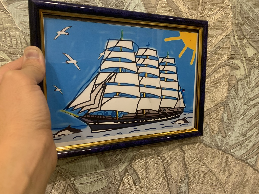 Картина в рамке «Барк Крузенштерн»