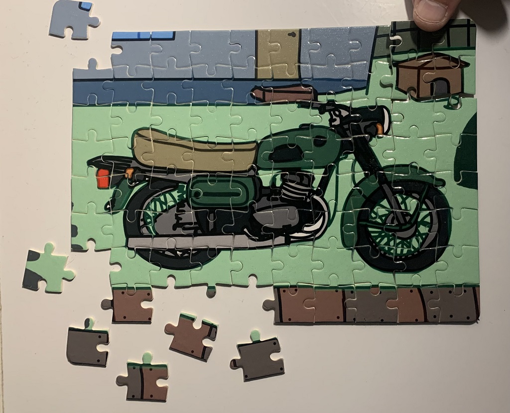 Пазлы с мотоциклом Восход-2