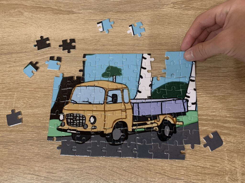 Пазлы с грузовиком Barkas-B1000