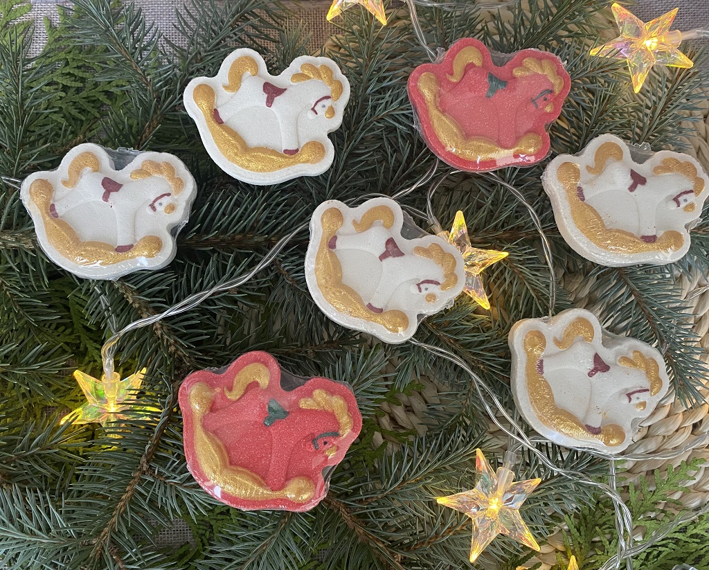 Мини бомбочка для ванны Лошадка