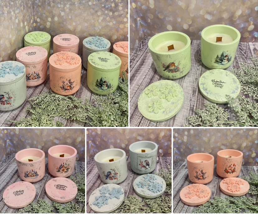 Новогодняя свеча