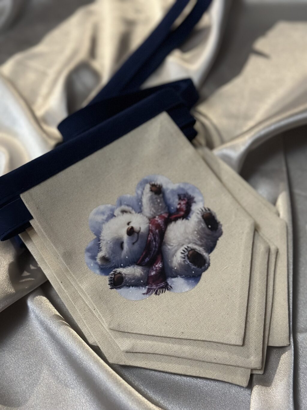 Серьги из японского бисера клевер