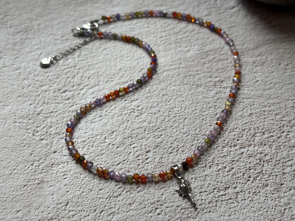 Чокер из цирконов