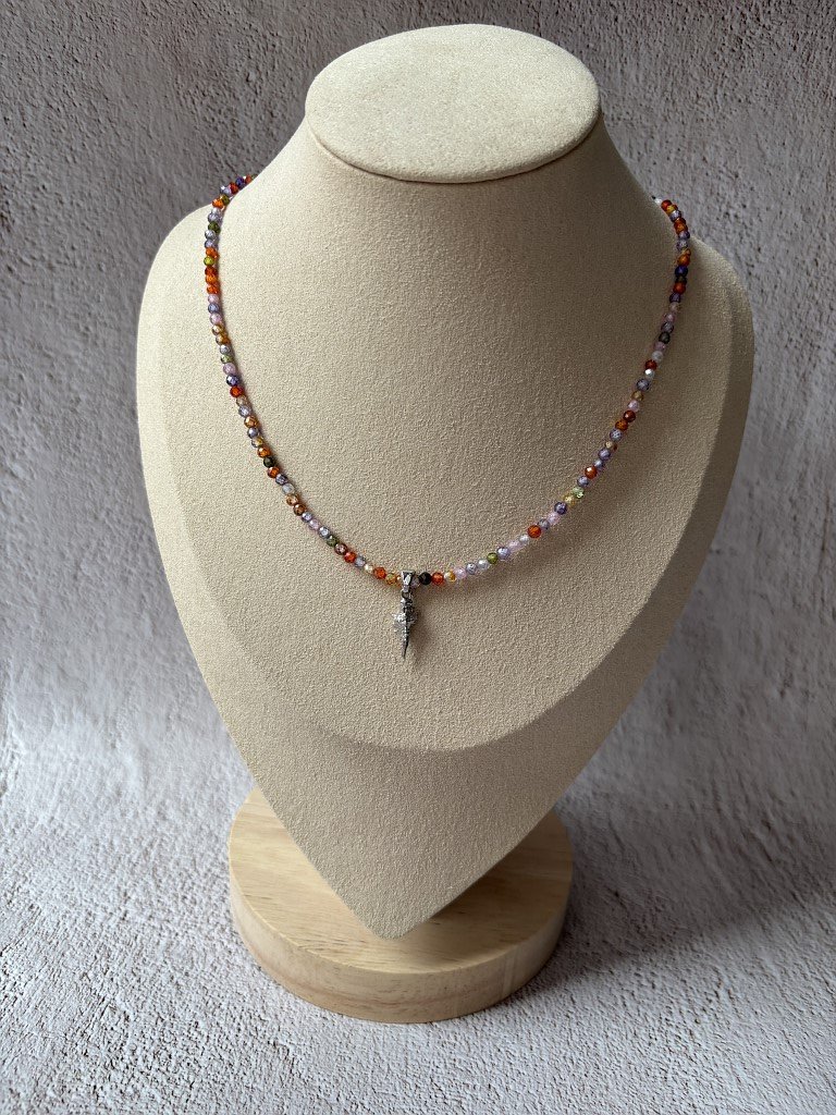 Чокер из цирконов