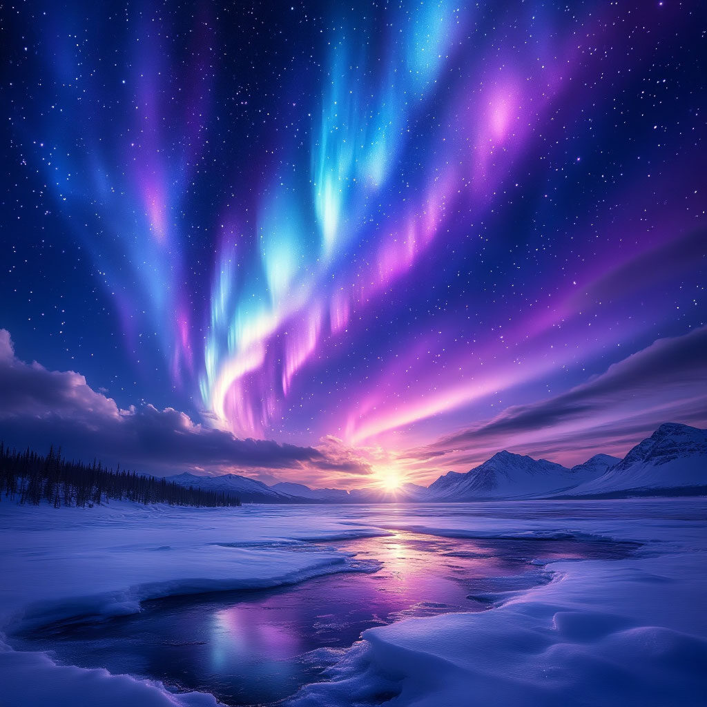 Логотип магазина Северное сияние