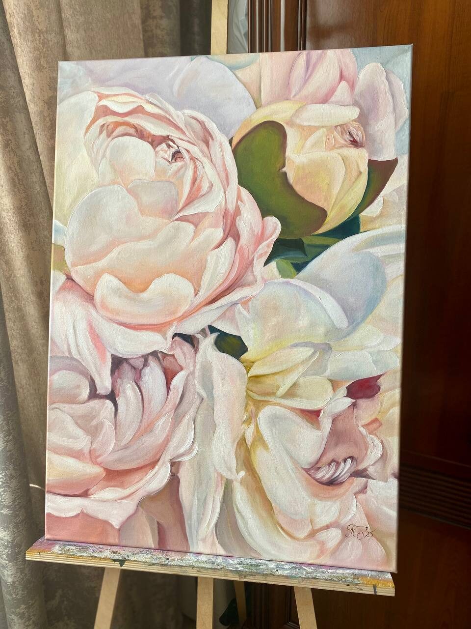 Картина «Букет пионов»