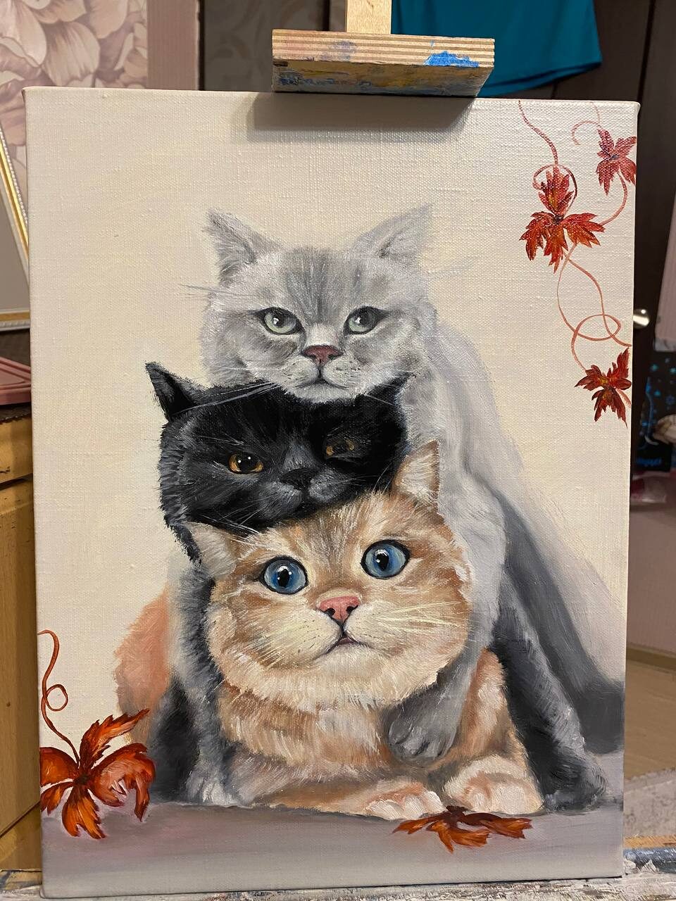 Картина «Милые котики»