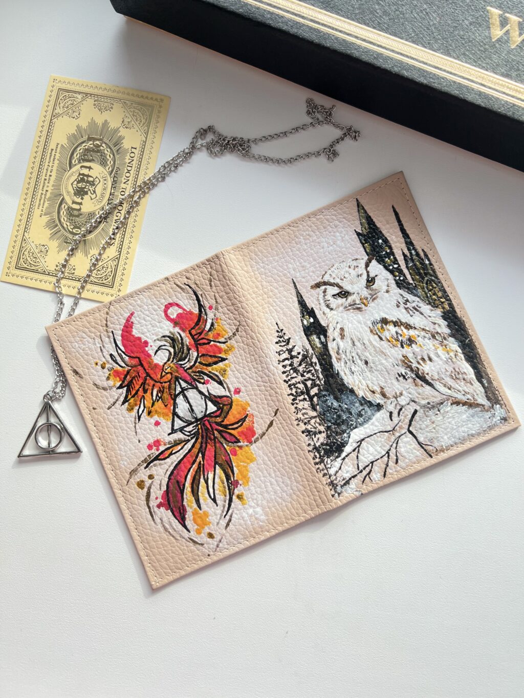 Обложка на паспорт в стиле «Гарри Поттер»