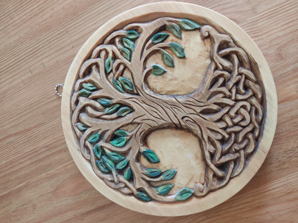 Резное панно -Древо жизни