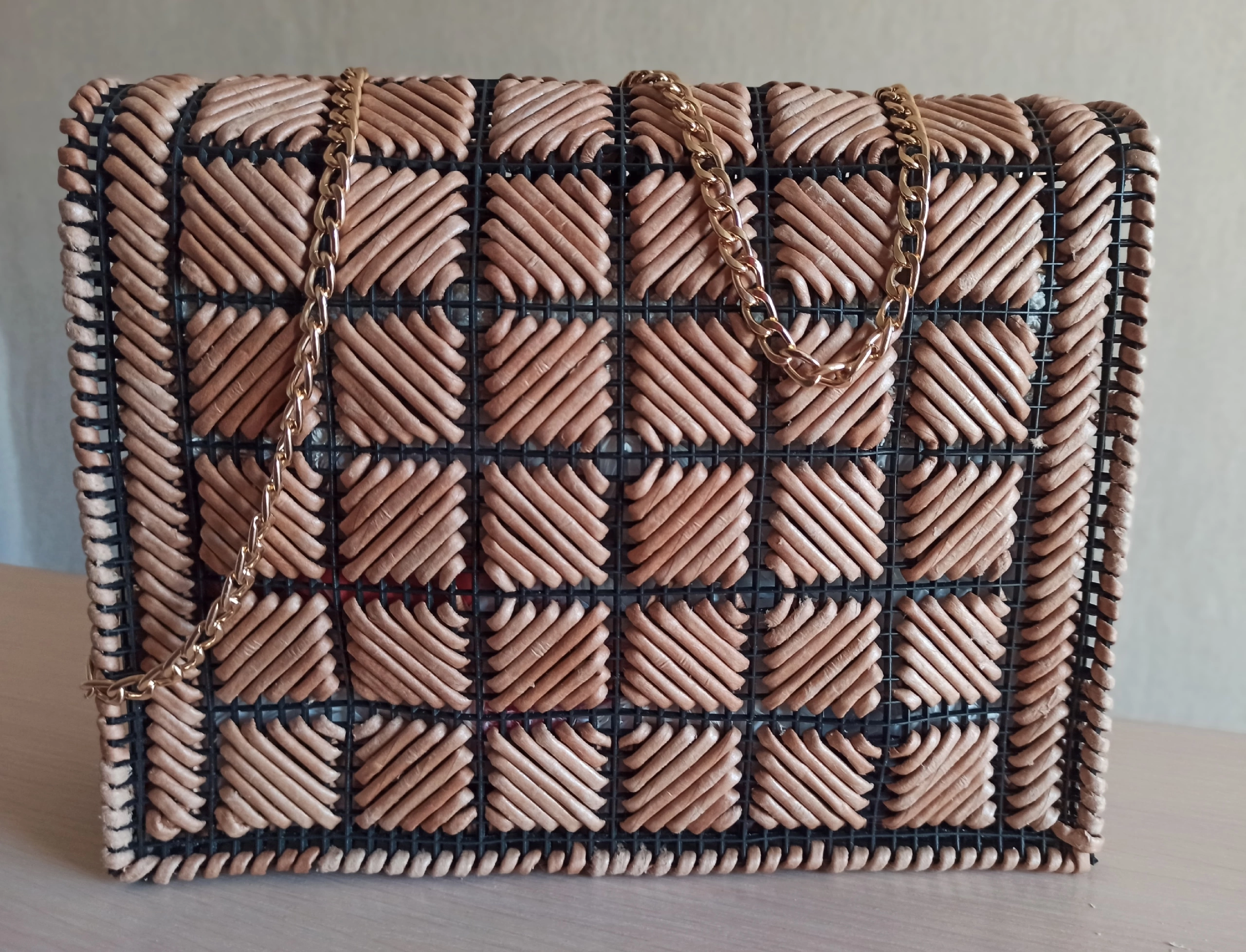 Сумка женская » Жозефина» плетеная