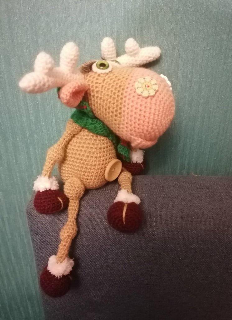 Олень ручная работа