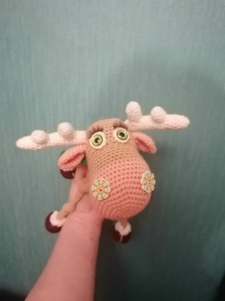 Олень ручная работа