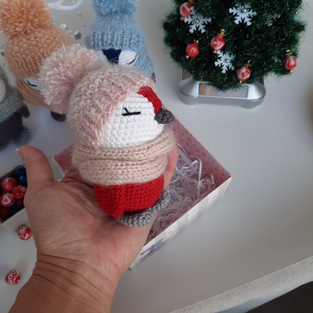 Игрушка пингвины, Новогодние игрушки, Набор игрушек