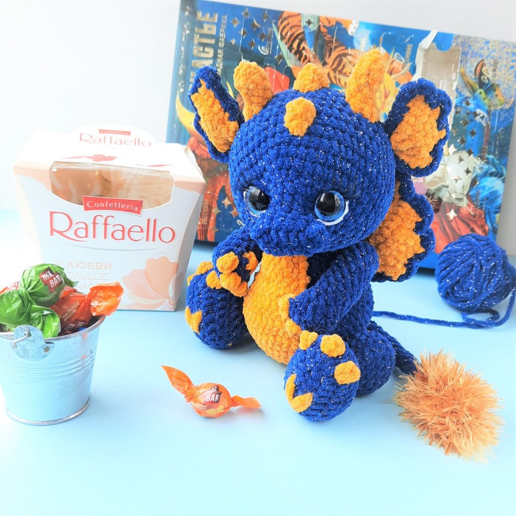 Игрушка плюшевая Дракон