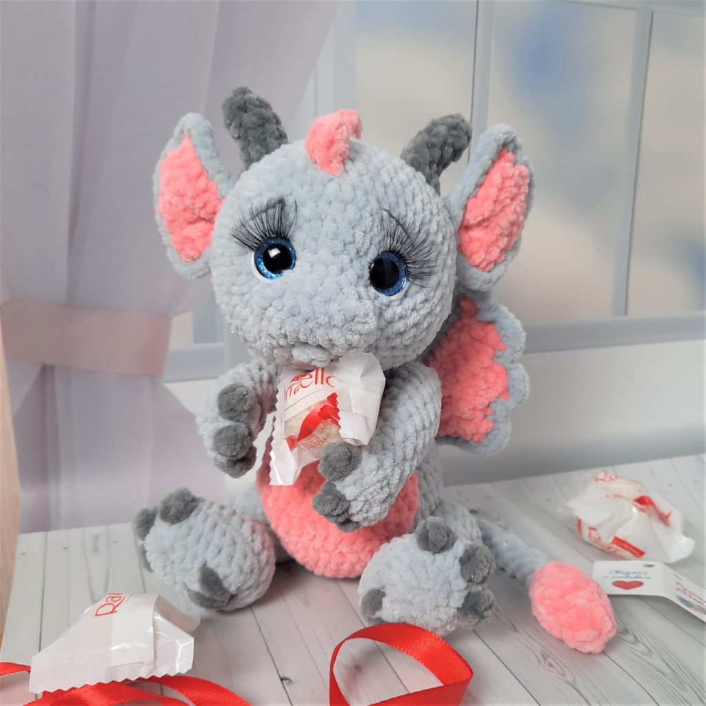 Игрушка плюшевая Дракон