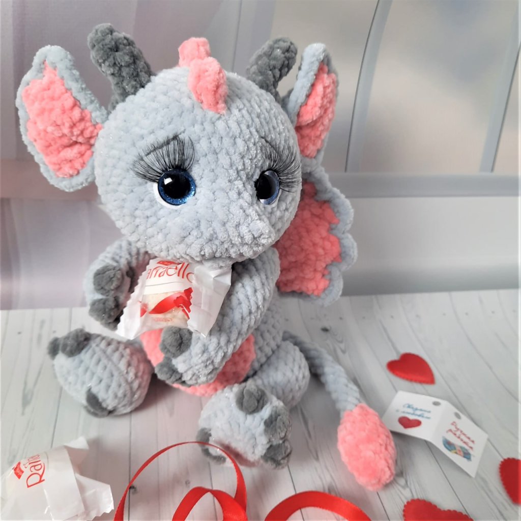 Игрушка плюшевая Дракон