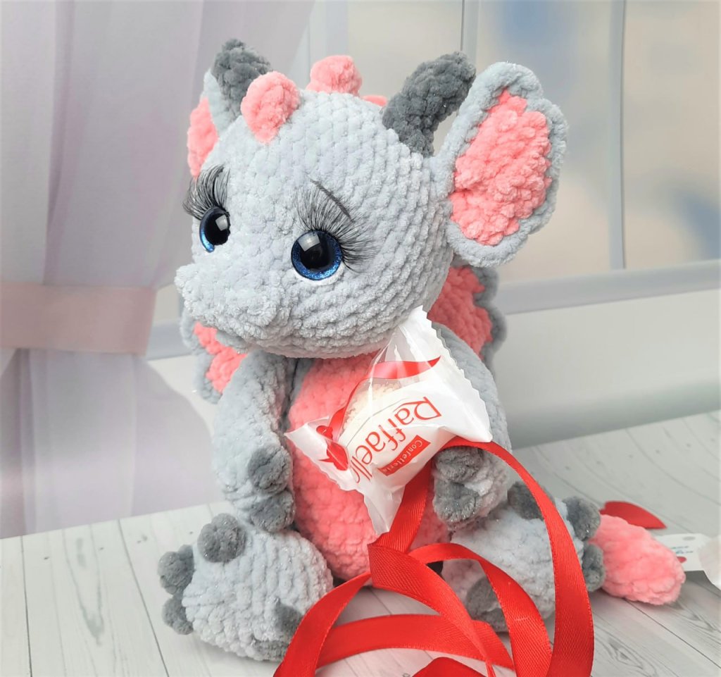 Игрушка плюшевая Дракон