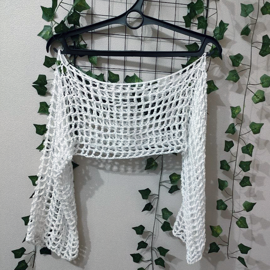 Рукава-сетка белые