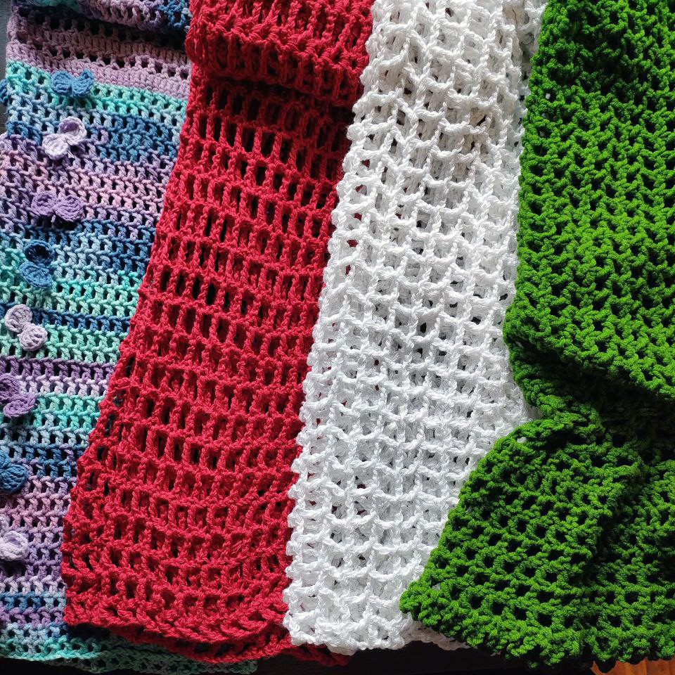 Рукава-сетка белые