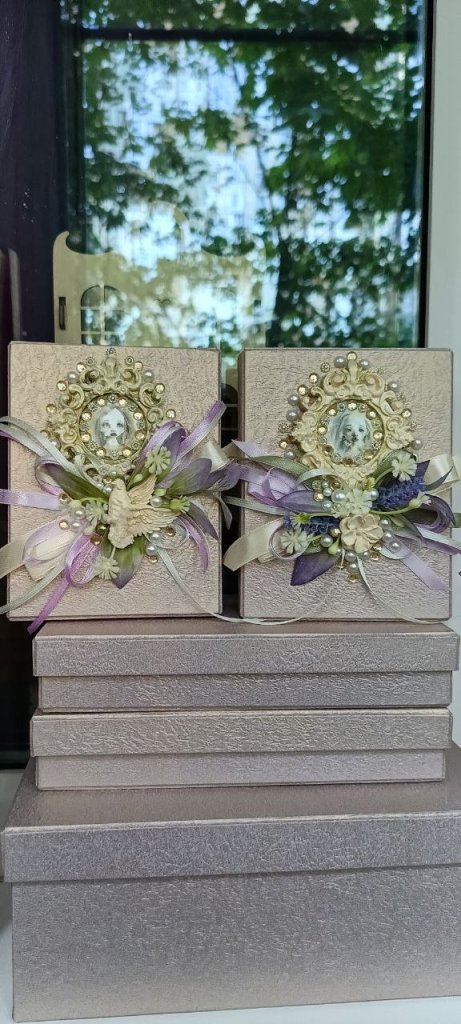 Авторские коробочки ручной работы с декором