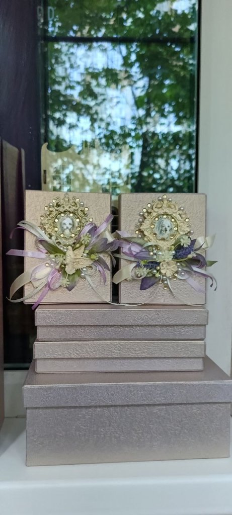 Авторские коробочки ручной работы с декором