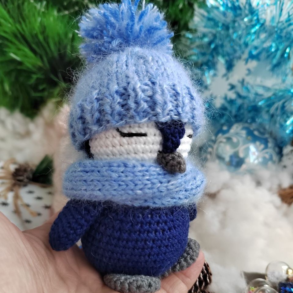 Игрушка пингвины, Новогодние игрушки, Набор игрушек