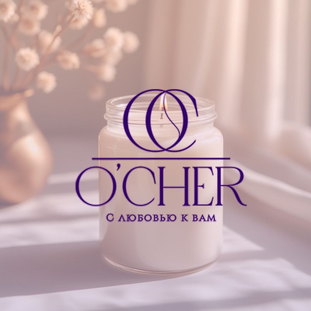 Логотип магазина O'CHER ароматы и Декор для дома