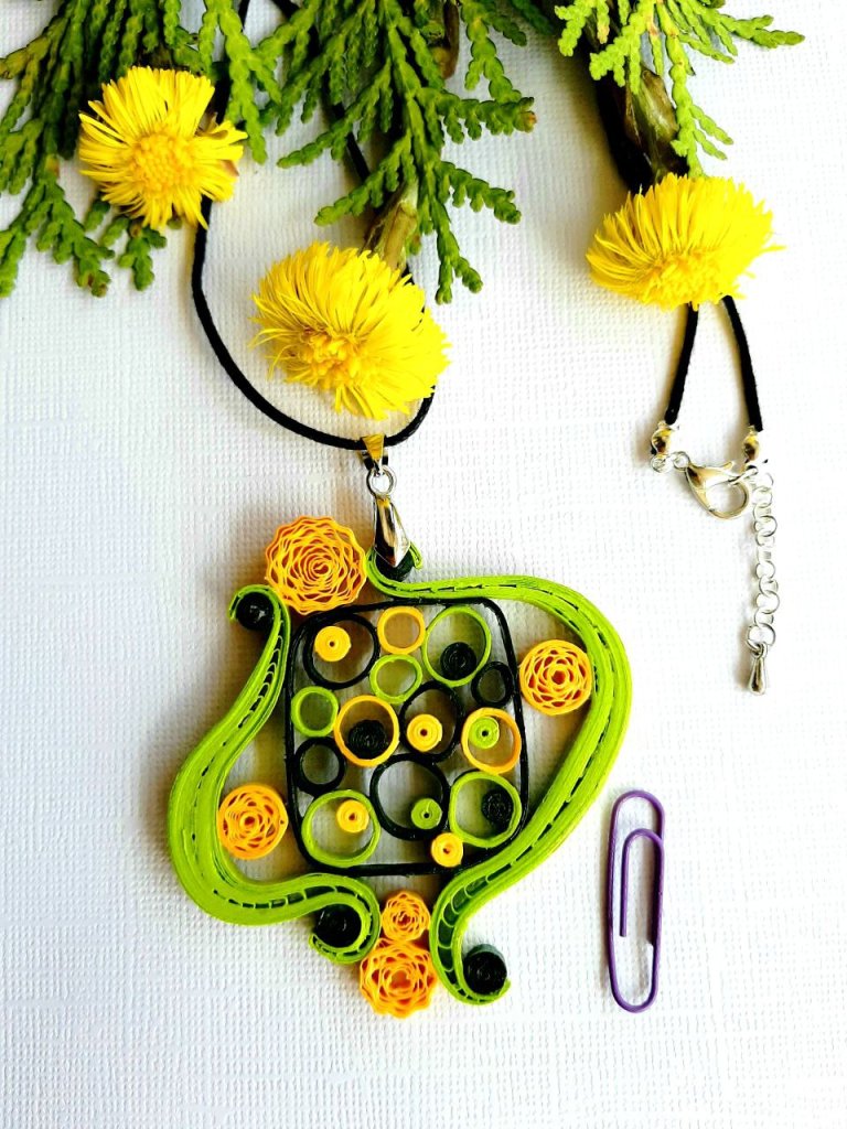 Ассиметричный кулон квиллинг