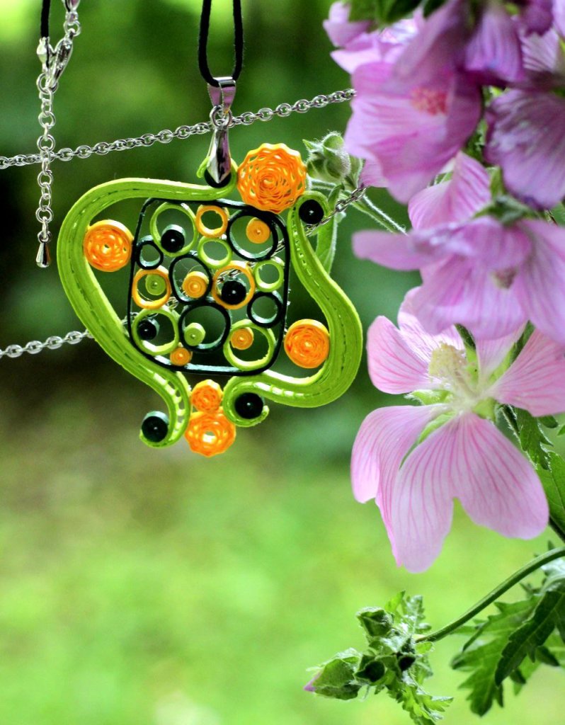 Ассиметричный кулон квиллинг