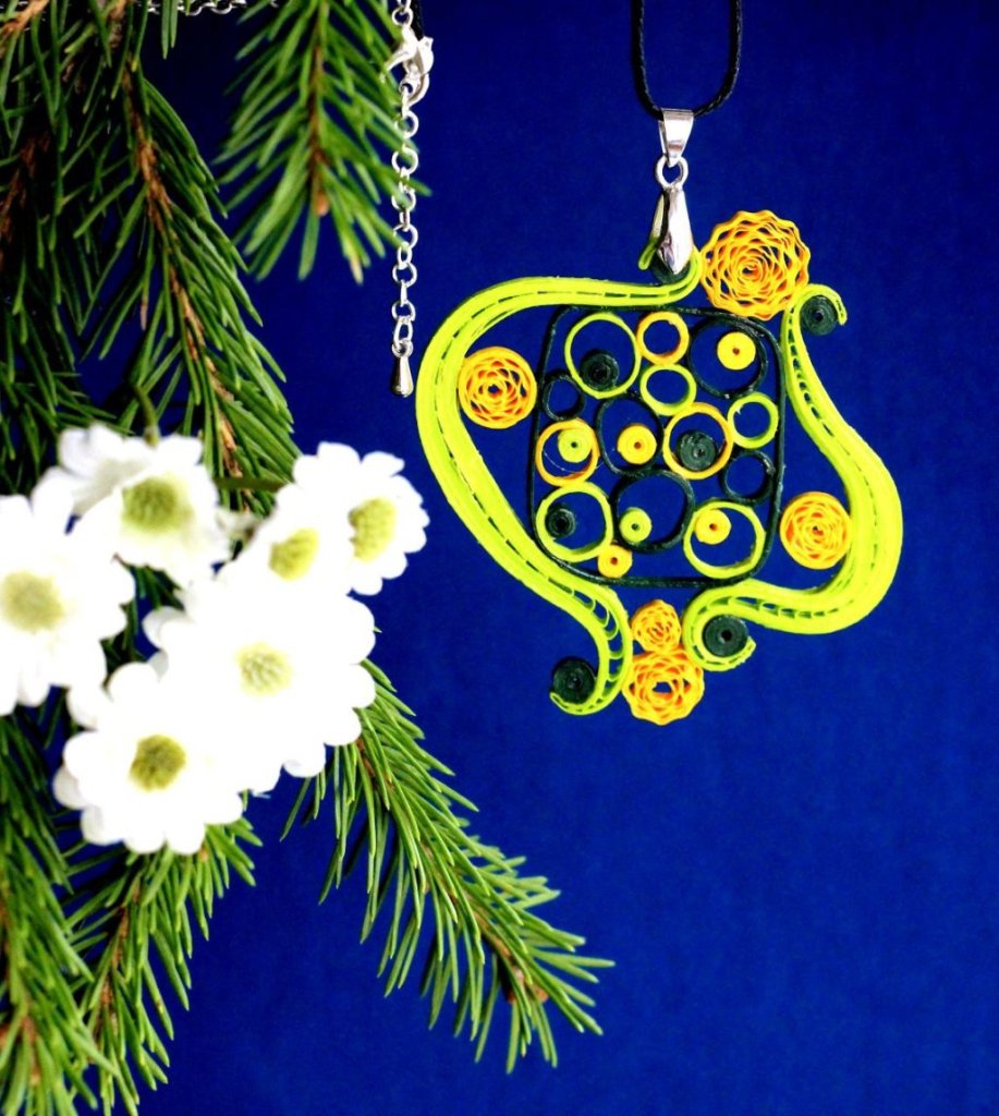 Ассиметричный кулон квиллинг