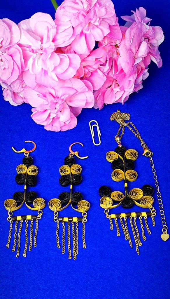 Ажурный комплект украшений