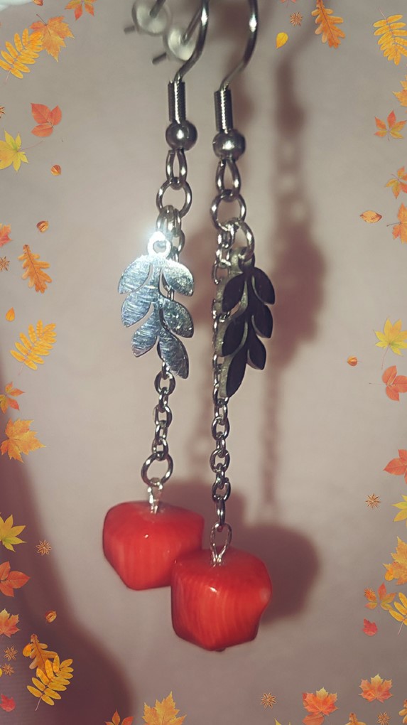 Серьги «Рябинки»