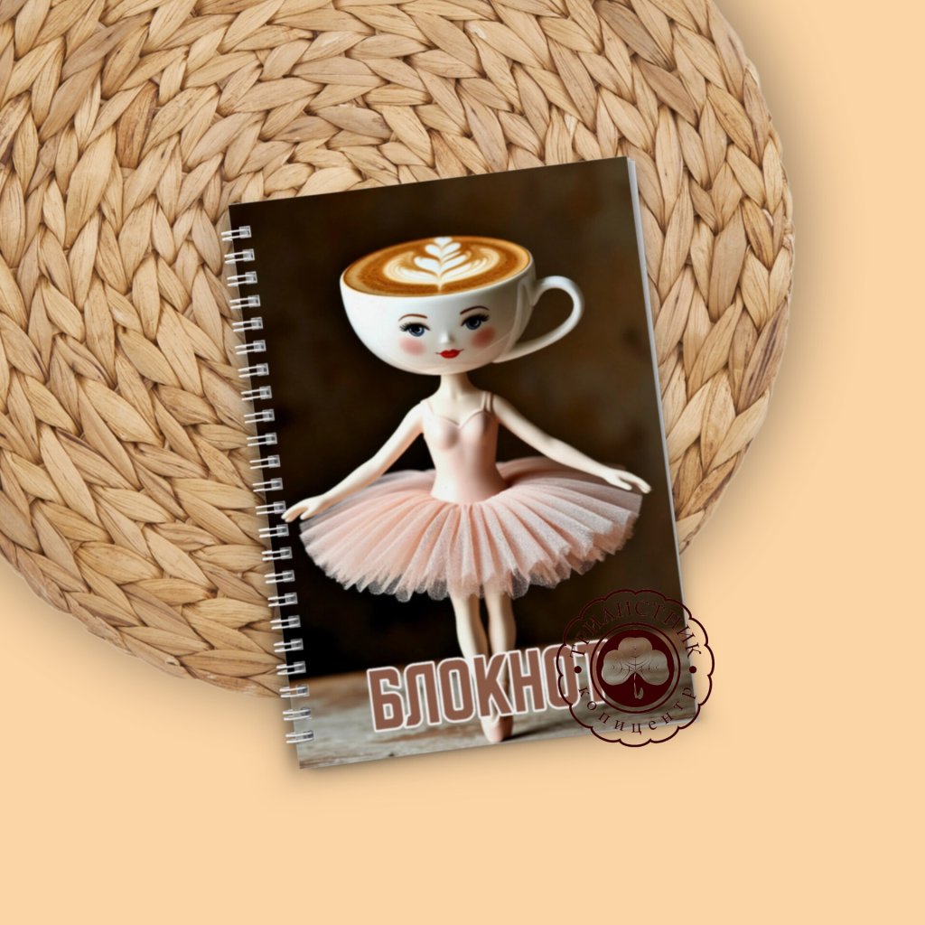 Блокнот в клетку с итальянскими мемами