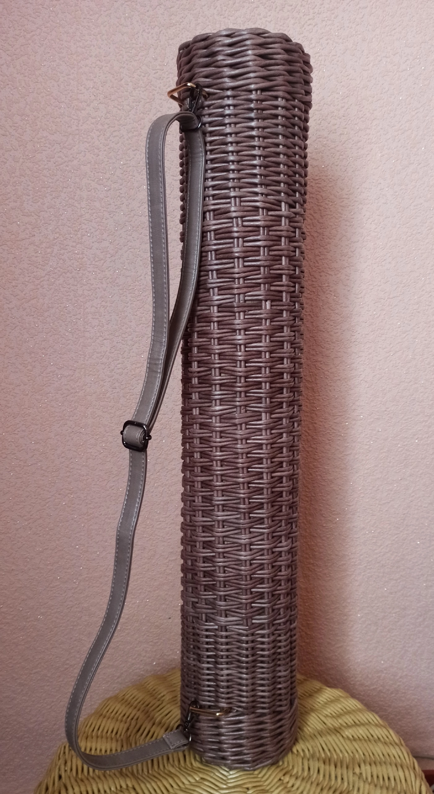 Шампурница плетеная из бумажной лозы