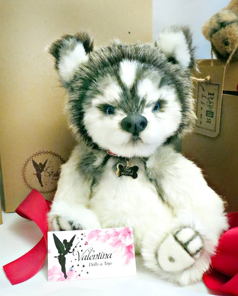 Щенок Хаски в стиле Тедди «Граф»