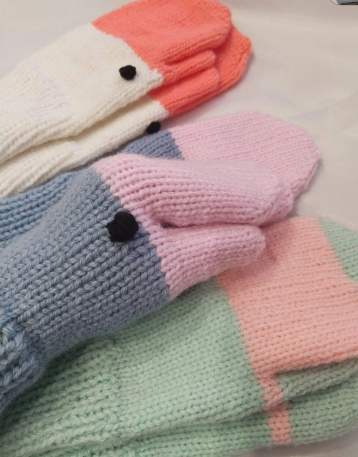 Варежки Гуси