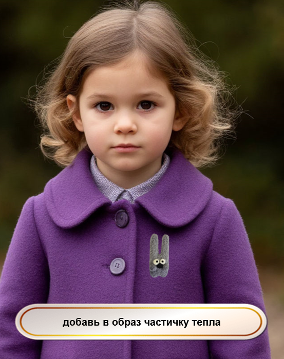 Брошь из шерсти длинноухий зайка