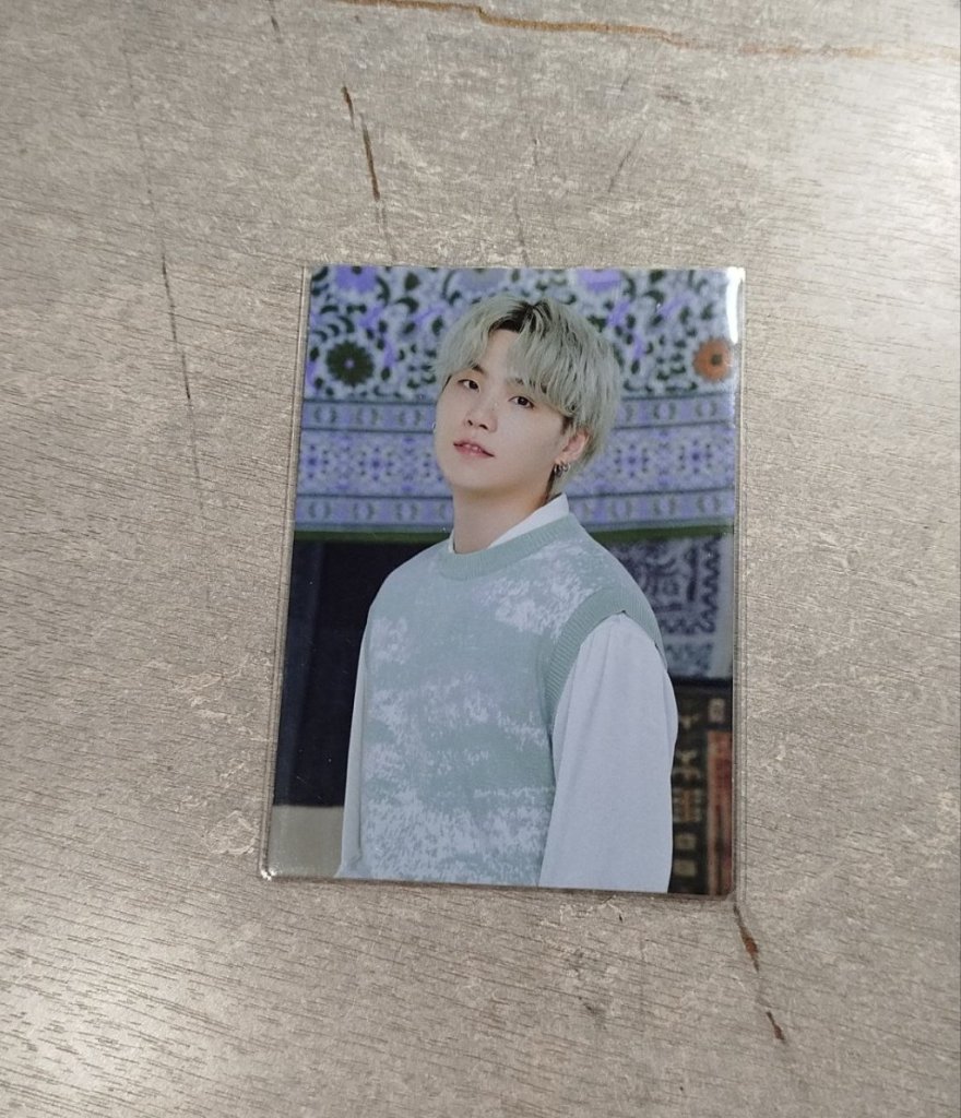 оригинальная карта bts suga