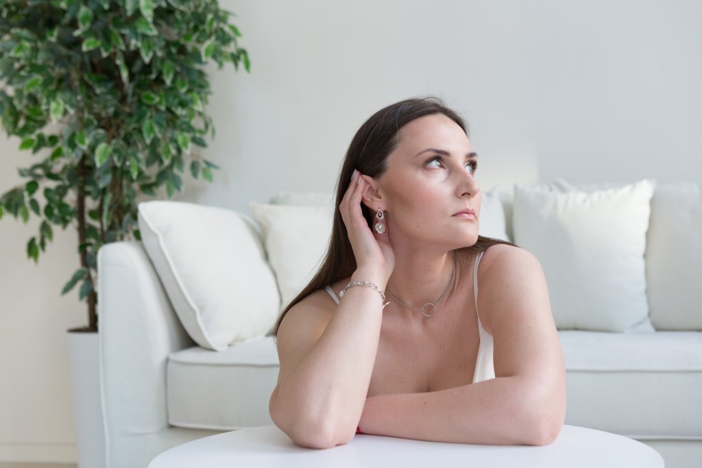 Серьги жемчуг монстера