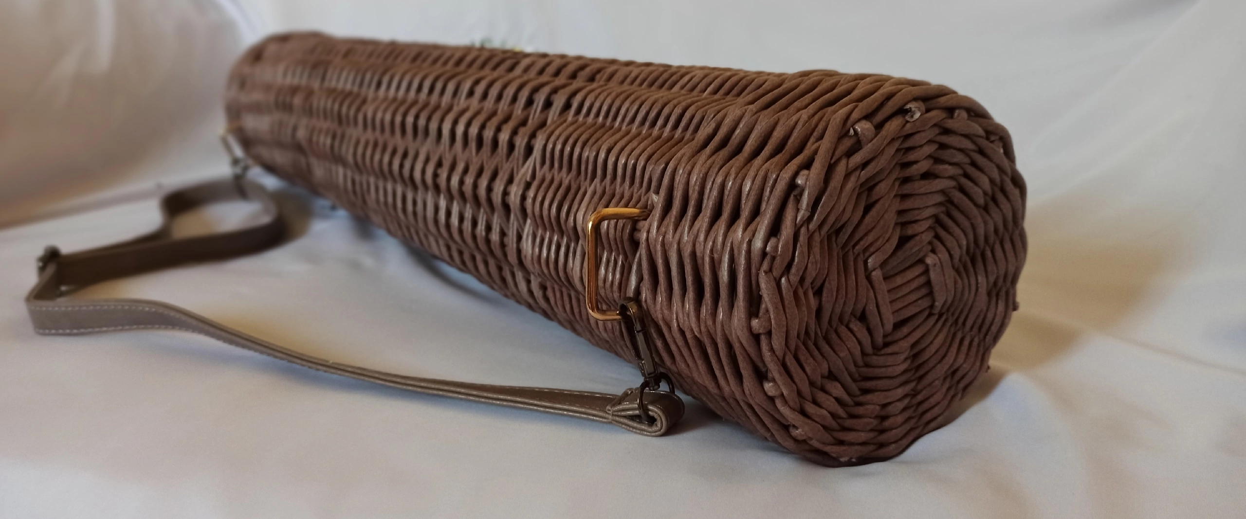 Шампурница плетеная из бумажной лозы