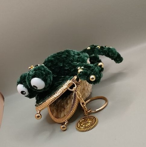 Кошелёк Лягушка со счастливой монеткой