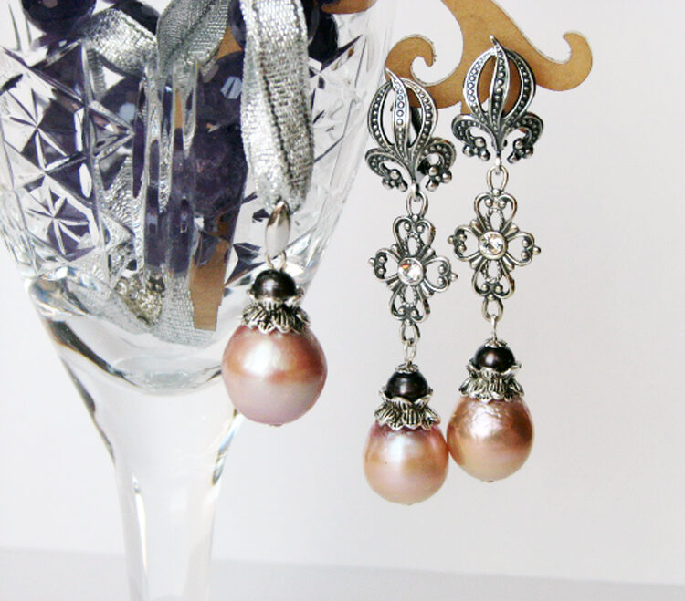 Комплект с жемчугом