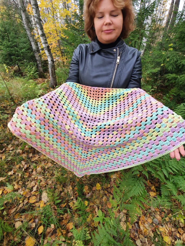 Шаль «Цветная»